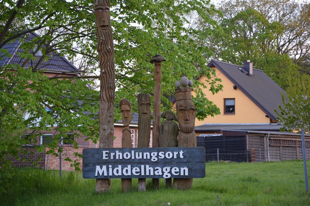 Reethäuser auf Rügen Middelhagen Exterior foto
